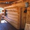 exterior refinish of logs & decks color eclipse painting
